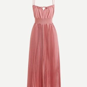 J.crew Smocked-waist pleated dress